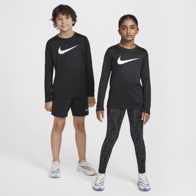 Playera de manga larga Dri-FIT para niño talla grande Nike Legend