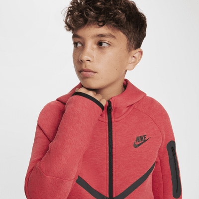 Nike Sportswear Tech Fleece Hoodie met rits voor kids