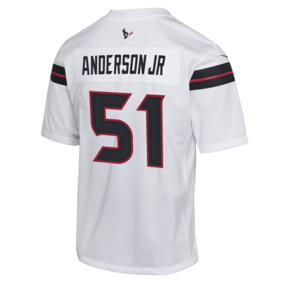 Jersey Nike de la NFL Game para niños talla grande Will Anderson Jr. Houston Texans