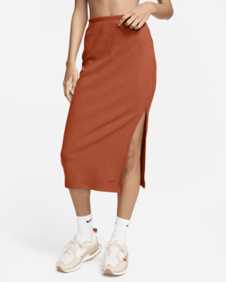 Женская юбка Nike Sportswear Chill Rib Slim Midi Skirt