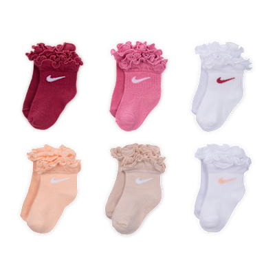 Nike Baby (12–24M)/Toddler Ruffled Socks (6 Pairs)