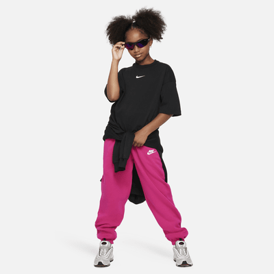 Nike Sportswear Premium Essentials Big Kids' (Girls') Oversized T-Shirt