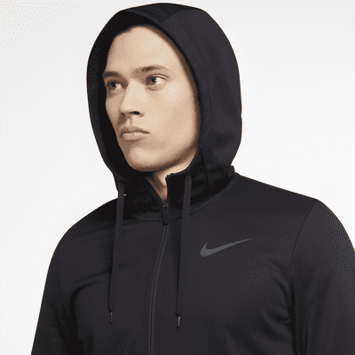 Sudadera con gorro de entrenamiento de cierre completo para hombre Nike Therma