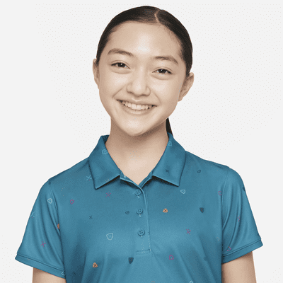 Nike Dri-FIT Victory Big Kids' (Girls') Printed Golf Polo
