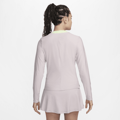 Capa intermedia de tenis Dri-FIT de cierre 1/4 para mujer NikeCourt Advantage