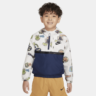Детская куртка Nike Half-Zip Print Blocked Anorak