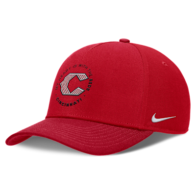 Cincinnati Reds City Connect Rise Men's Nike Dri-FIT MLB A-Frame Adjustable Hat from Nike - $40