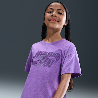 Playera para niña talla grande Nike Sportswear