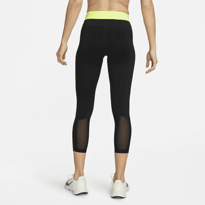 Personalmente trimestre canal Leggings con paneles de malla cropped de tiro medio para mujer Nike Pro  365. Nike.com