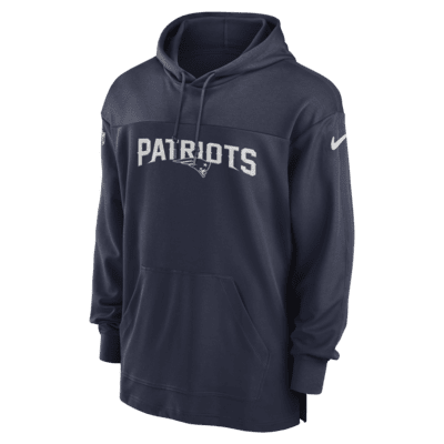 New England Patriots Sideline Men's Nike Dri-FIT NFL Long-Sleeve Hooded  Top.