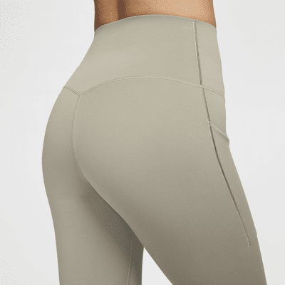 Leggings de 7/8 de tiro alto y sujeción media con bolsillos para mujer Nike Universa