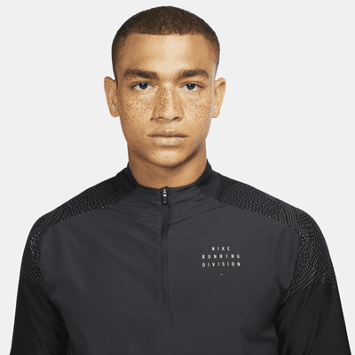 Prenda para la parte superior de running de medio cierre para hombre Nike Dri-FIT Running Division Flash Element
