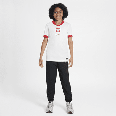 Camisola de futebol de réplica Nike Dri-FIT do equipamento principal Stadium Polónia 2024/25 Júnior