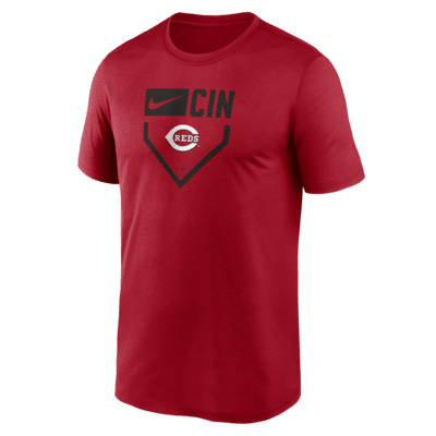 Cincinnati Reds Home Plate Icon Legend Men's Nike Dri-FIT MLB T-Shirt