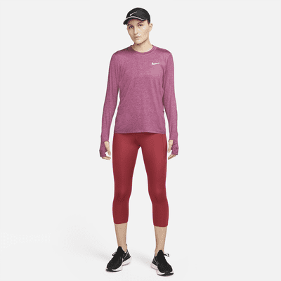Nike Fast Leggings de correr de tiro medio cropped para mujer