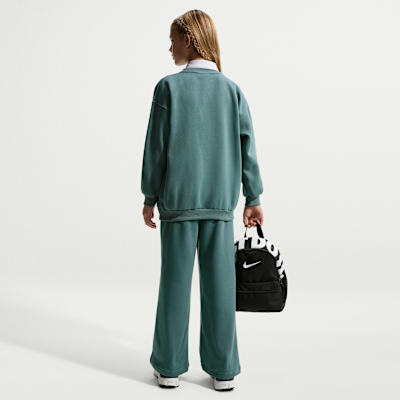 Φούτερ σε φαρδιά γραμμή Nike Sportswear Club Fleece για μεγάλα παιδιά