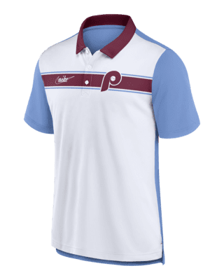 Nike Men's White, Burgundy Philadelphia Phillies Rewind 3/4-Sleeve