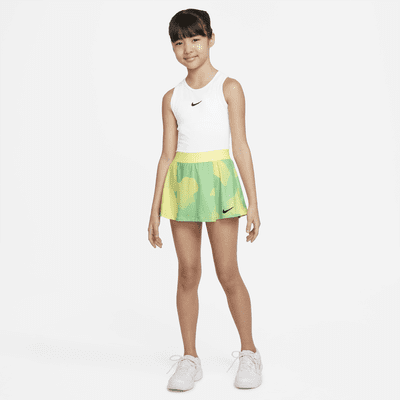 NikeCourt Dri-FIT Victory Big Kids' (Girls') Printed Tennis Skirt