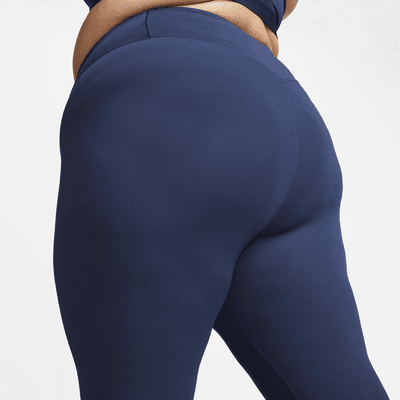 Leggings de cintura alta de 7/8 de baja sujeción para mujer Nike Zenvy (talla grande)