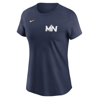 Женская футболка Carlos Correa Minnesota Twins City Connect Fuse
