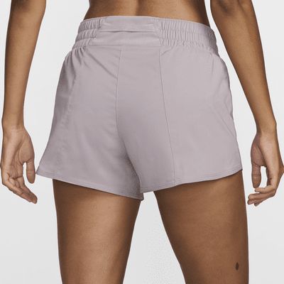 Shorts con forro de ropa interior Dri-FIT de tiro medio de 8 cm para mujer Nike One