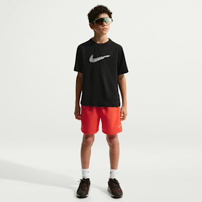 Playera de entrenamiento de manga corta Dri-FIT para niño talla grande Nike Multi