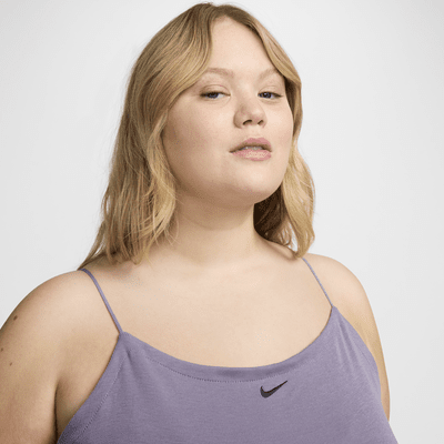 Nike Sportswear Chill Knit Women's Tight Mini-Rib Cami Dress (Plus Size)