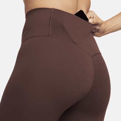 Leggings cropped de tiro alto de sujeción suave para mujer Nike Zenvy