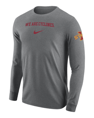 Мужская футболка Iowa State Nike College Long-Sleeve