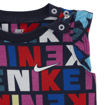 Nike Printed Romper Baby (3-6M) Romper