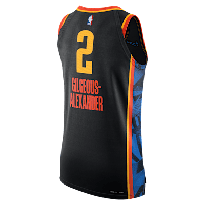 Shai Gilgeous-Alexander Oklahoma City Thunder 2024/25 City Edition Men's Nike Dri-FIT ADV NBA Authentic Jersey