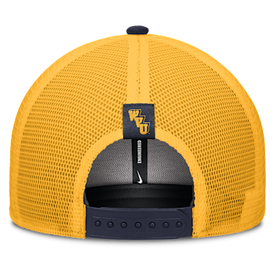 West Virginia Legacy Arch Rise Men's Nike Dri-FIT College Trucker Adjustable Hat