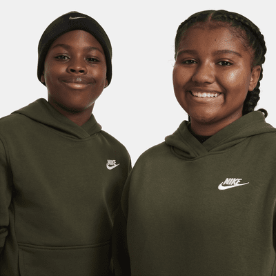 Nike Sportswear Club Fleece Big Kids' Pullover Hoodie (Extended Size)