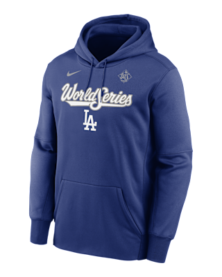 Мужское худи Los Angeles Dodgers 2025 World Series Participant Authentic Collection Men’s Nike Therma MLB Pullover Hoodie