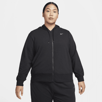 Nike Dri-FIT One Women's Full-Zip French Terry Hoodie (Plus Size)