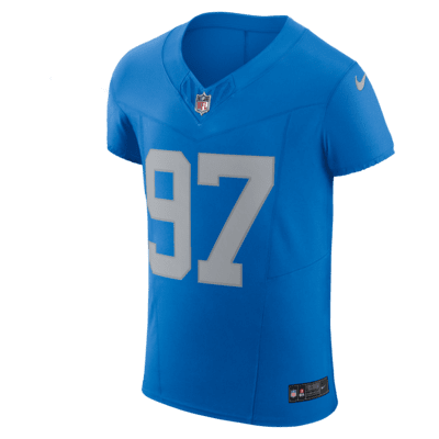 Jersey de fútbol americano Nike Dri-FIT de la NFL Elite para hombre Aidan Hutchinson Detroit Lions