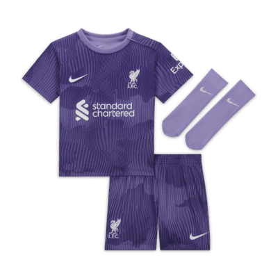 Tercera equipación Liverpool FC 2023/24 Equipación de tres piezas Nike Football - Bebé e infantil