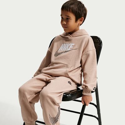 Nike Sportswear In The Zone Little Kids' 2-Piece Oversized French Terry Pullover Set
