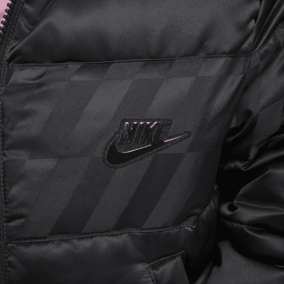 Nike Toddler Jacquard Hazard Stripe Puffer Jacket