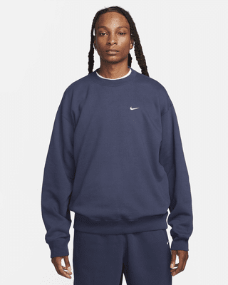 Мужские  Nike Solo Swoosh Fleece Crew