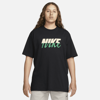 Nike Women Sportswear Cotton Heritage T-Shirt Size Medium Black
