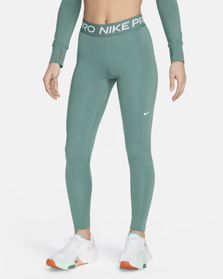 Женские тайтсы Nike Pro Mid-Rise Mesh-Paneled Leggings