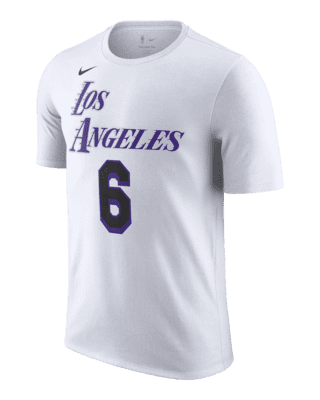 Buy Nike purple Los Angeles Lakers City Edition T-Shirt for Kids