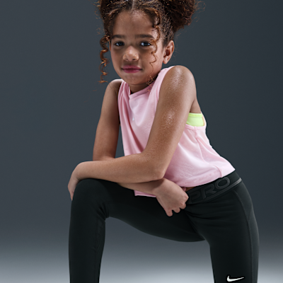 Nike Pro Girls' Mid-Rise Leggings