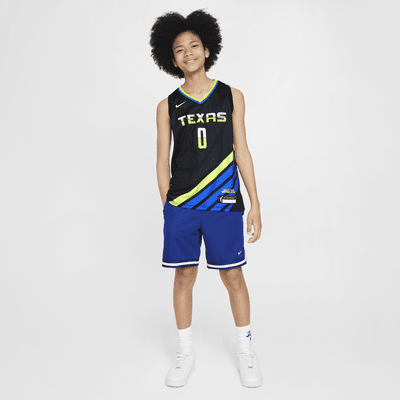 Koszulka dla dużych dzieci (chłopców) Nike Dri-FIT WNBA Swingman Satou Sabally Dallas Wings Rebel Edition 2023