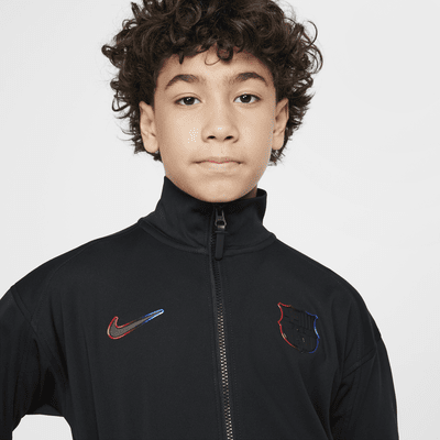 Giacca Anthem da calcio Nike Dri-FIT FC Barcelona Academy Pro per ragazzo/a – Away