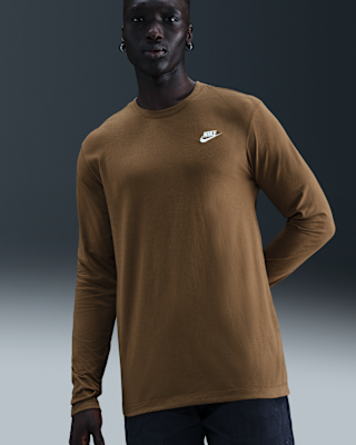 Мужская футболка Nike Sportswear Club Long-Sleeve
