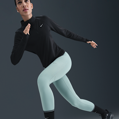Nike Tempo 7/8-os, magas derekú női futóleggings