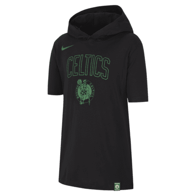 Boston Celtics Big Kids' Nike Short-Sleeve Hoodie