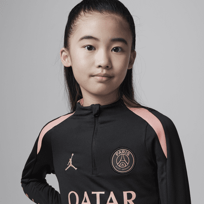 Paris Saint-Germain Strike Third Jordan Dri-FIT-Fußball-Drill-Oberteil für ältere Kinder